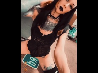 Close up pussy fucking, solo goth girl compilation