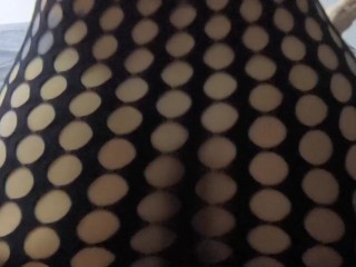 My neighbor spies on me and fucks me while he puts a finger in my ass.