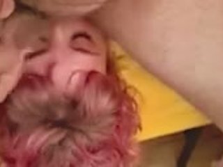 Cute Sweet Girl Gets Face Sat On and Made To Lick Guy’s Ass