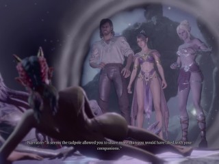 The Emperor Sex Scene with Tiefling Tav (Mind Flayer Form) Baldur's Gate 3 (BG3)