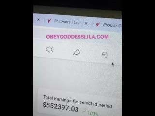 Findom Brag - $552,397 Drained From Paypigs At My Fan Club Alone - Financial Domination- Femdom