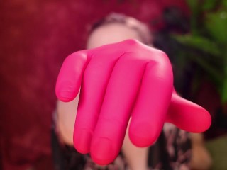 ASMR with medical gloves: I am your BOSS.