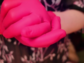 ASMR with medical gloves: I am your BOSS.