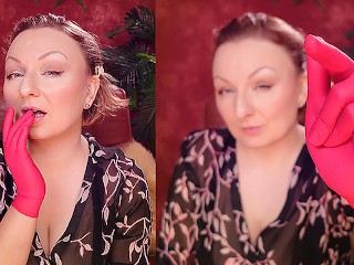 ASMR with medical gloves: I am your BOSS.