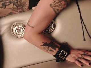 Intense Bondage, Rough Strap-On Domination, and Paddle: Goddess Bia & Raven Roulette, Authentic Sex