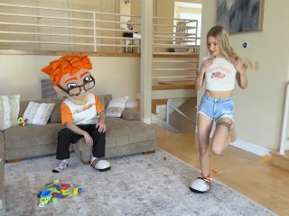 Emily Jade's After-Work Adventure: From Babysitting to Bliss.