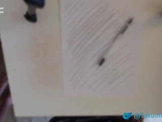 Nerdy 18 year old wearing glasses gives amazing POV blowjob and sex. amwf