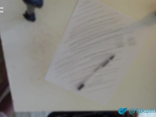 Nerdy 18 year old wearing glasses gives amazing POV blowjob and sex. amwf