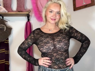 *DON'T MISS THIS* See Through Clothes Try on Haul with british teen