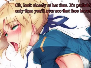 [JOI] Artoria enjoys true sex! And then try your dick too... (ft. Rin)