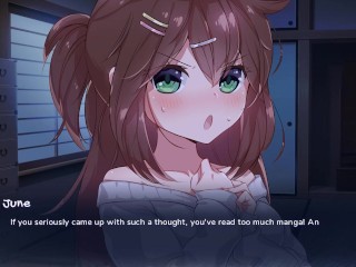 LESBIAN WATCHING A SEXY CATGIRL MASTURBATING - CHASING TAILS