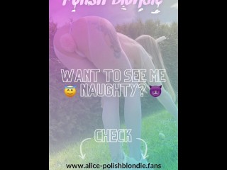 Polish girl showing her tits in PUBLIC on erochain 2024