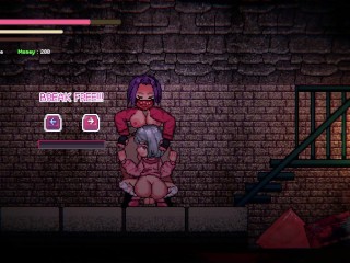 World of Futanari, gave a blowjob in the slums