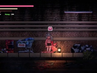 World of Futanari, gave a blowjob in the slums