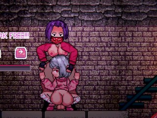 World of Futanari, gave a blowjob in the slums