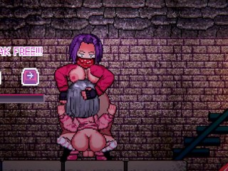 World of Futanari, gave a blowjob in the slums