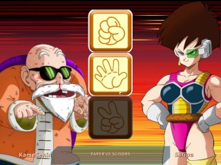 Master Roshi Fuck Saiyan Fasha's Hot Pussy with his Huge Cock