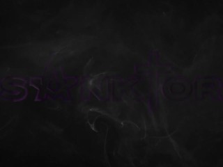 SANKTOR - TATTOOED ASIAN MILF MASTURBATES BY HUGE DILDO