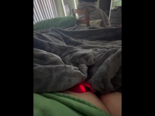 GETTING CAUGHT PLAYING WITH MY PUSSY- he talks me through my orgasm