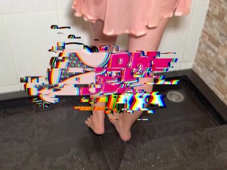 Wet shower fuck in see through dress (Full & Uncen in Fansly @BbwThaixxx) 22min