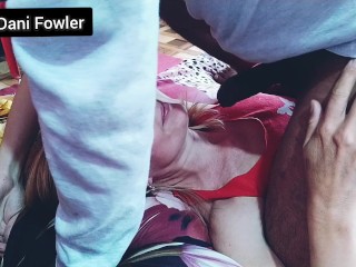 Beautiful Roommate Girl Teases Me and Gets Cum In Mouth