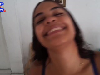 Horny brunette tests me if I am able to FUCK her in FOUR - Valentinahot10