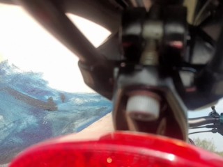 Not perfect body art. Walking naked on the beach