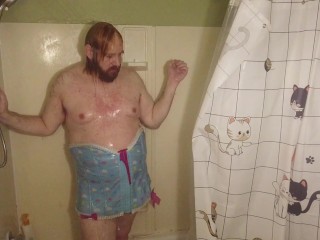 ABDL Adult Baby Diaper Lover Little Submissive Sissy Soaks Carebear Corset Getting Ready for Work HD