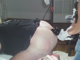 Submissive Husband-Pegged with Fat Knot Dick