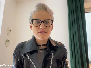Angel Wicky POV oil and latex fucking