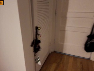 College Classmate Came to my Room to do Homework