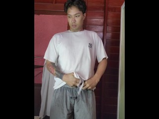 The way he controlling his cum is spicy