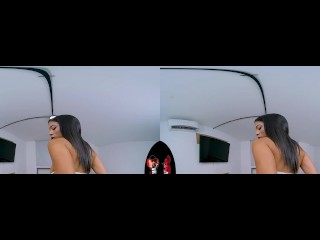VRLatina - Beautiful Latina Alejandra Vives Sex In Her Bed VR