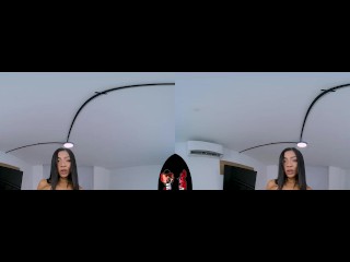 VRLatina - Beautiful Latina Alejandra Vives Sex In Her Bed VR
