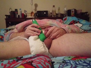 Sissy Little Kink Submissive Slut Wets Adult Soaks Diaper with Pee Sexy POV HD Part 3 of 4