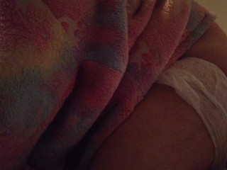 ABDL Sissy Little Kink Submissive Slut Wets Adult Soaks Diaper with Pee Sexy POV HD Part 4 of 4