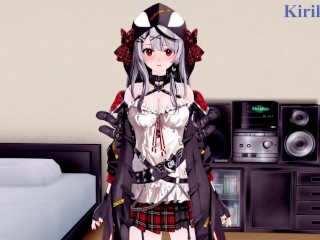 Sakamata Chloe and I have intense sex in the bedroom. - Hololive VTuber Hentai