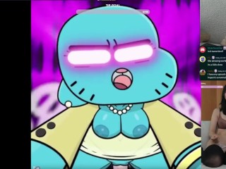 omfg lol. nicole watterson goes ham with the slam slam 🥵 GUMBALL HENTAI