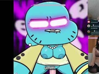 omfg lol. nicole watterson goes ham with the slam slam 🥵 GUMBALL HENTAI