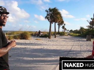 Baddie Latina Getting fucked in The Ass on Florida Beach