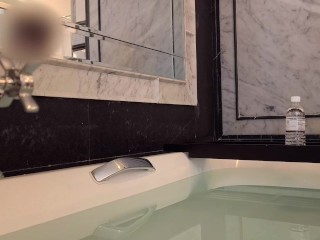 Real bathing of Japanese college student