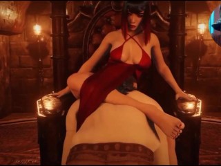 Unarmored knight Get Enfeeble by ᵥ Queen Bella ᵥ Feminine Compulsion 3D Animation