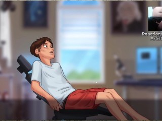 Science Class with Miss Okita - Summertime Saga X-Ray Glasses Okitatron Oculars Scene