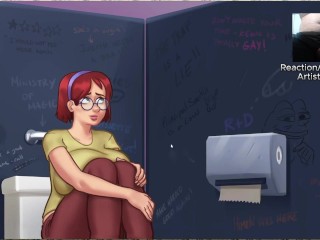 Science Class with Miss Okita - Summertime Saga X-Ray Glasses Okitatron Oculars Scene