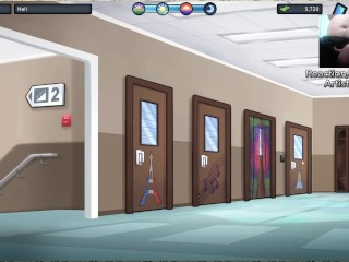 Science Class with Miss Okita - Summertime Saga X-Ray Glasses Okitatron Oculars Scene