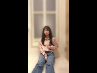 【素人投稿】現役女子大生(JD)が電マで愛液トロトロの痙攣イキ