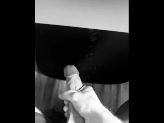 Nuttin in my bm bathroom with the door open and she keep walking past