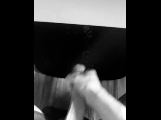 Nuttin in my bm bathroom with the door open and she keep walking past