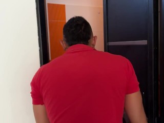 My friend lets me go into the shower with her