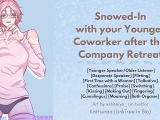 F4F | Trapped With Your Coworker During a Snowstorm After the Company Retreat | Switching | Oral